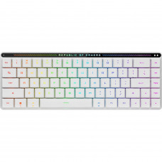 Клавіатура бездротова Asus ROG Falchion RGB WL BT White (90MP03EC-BKMA10)