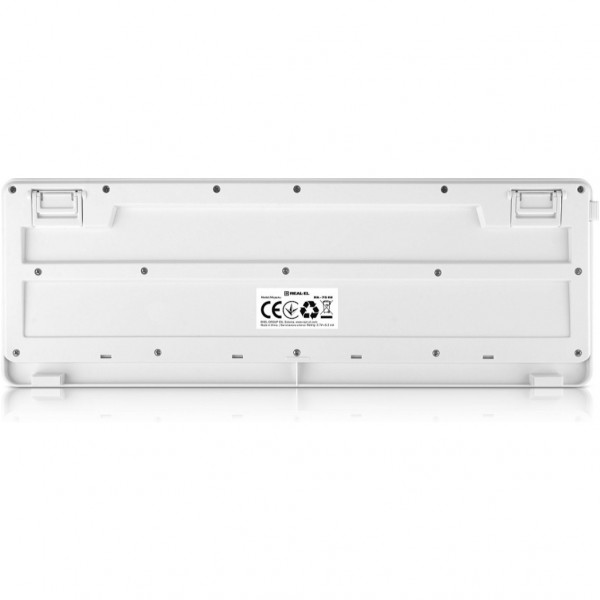 Клавіатура бездротова REAL-EL RK-761W White