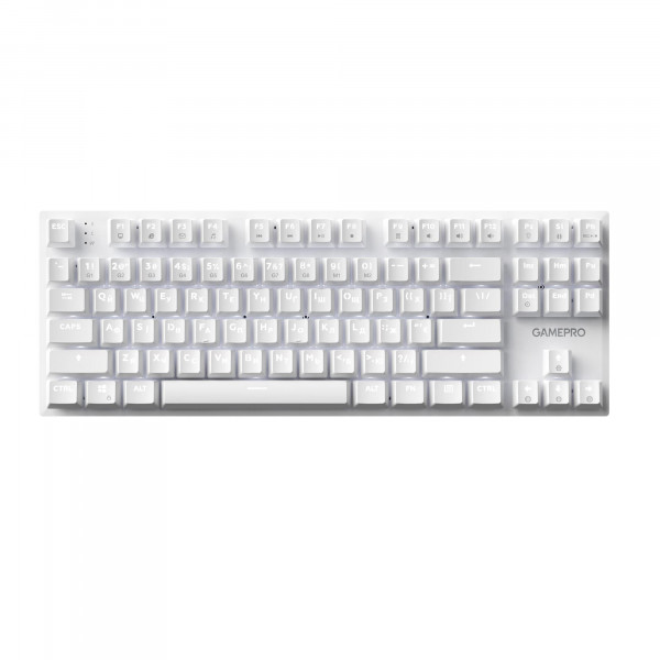 Клавіатура GamePro Genesis Joker MK124W Outemu Red Swithes USB White