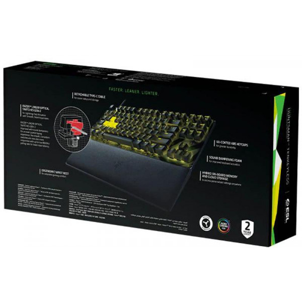 Клавіатура Razer Huntsman V2 Tenkeyless Red Switch Black (RZ03-03941700-R3M1)