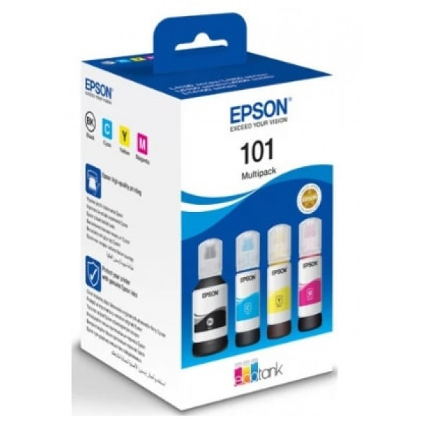 Комплект чорнила Epson L4150/L4160 Multipack (C,M,Y,Bk) (C13T03V64A)