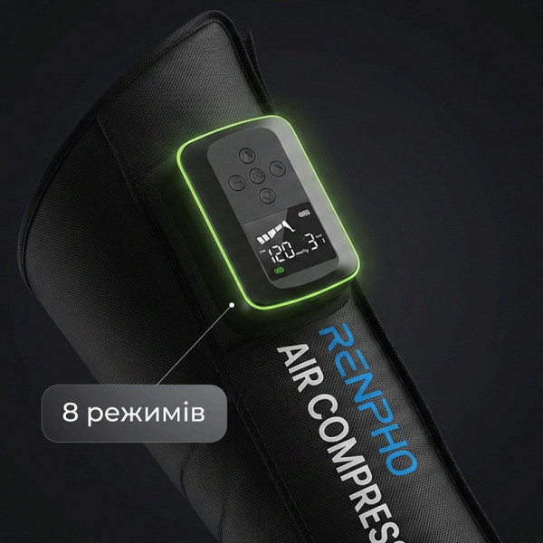 Компресійний масажер для ніг RENPHO Aeria boot Thermal (R-WML01-BK)