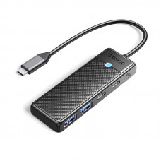 Концентратор USB Type-C Orico PAPW Series PAPW2AC-C3-015-BK-EP Black (CA914210)