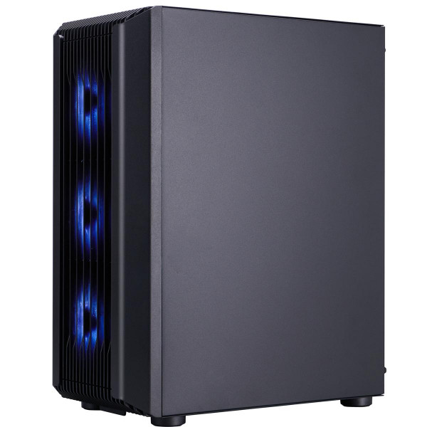 Корпус 1stPlayer H6-BK-4F7 Black без БЖ