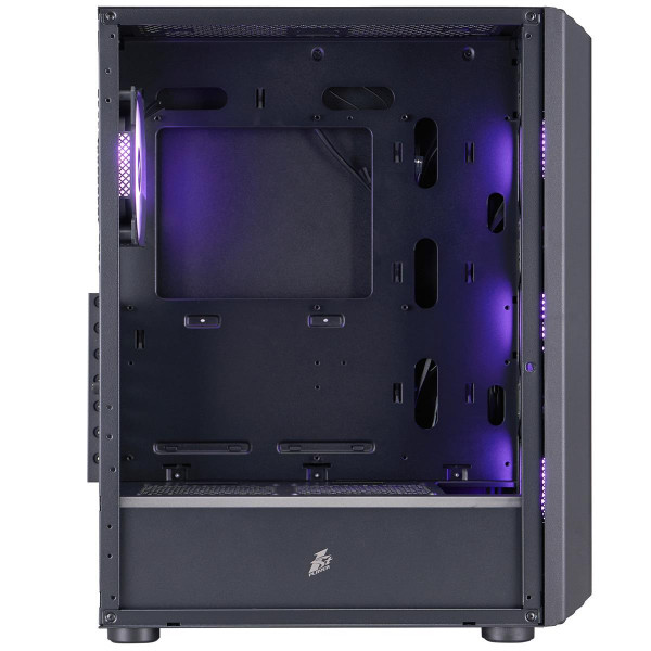 Корпус 1stPlayer H6-BK-4F7 Black без БЖ