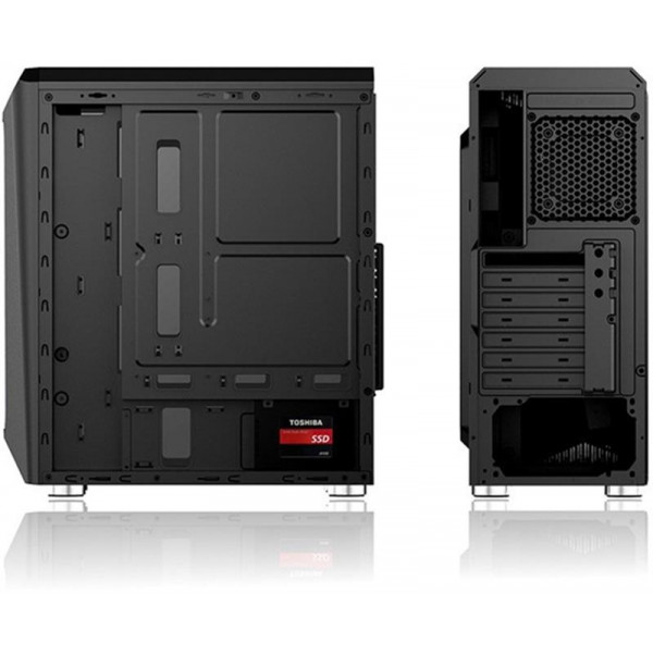 Корпус 1stPlayer R3-3R1 Color LED Black без БЖ