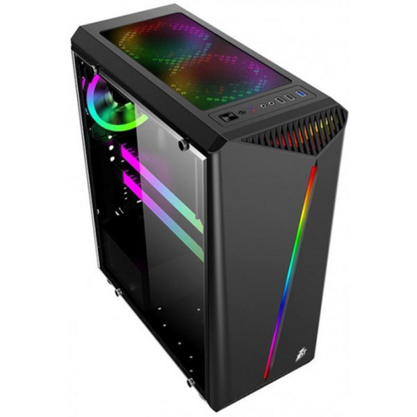 Корпус 1stPlayer R3-3R1 Color LED Black без БЖ