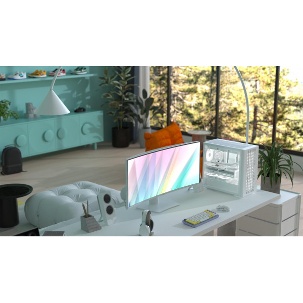 Корпус AeroCool D302A-G-WT-v1 (ACCS-DS04043.21) White без БЖ