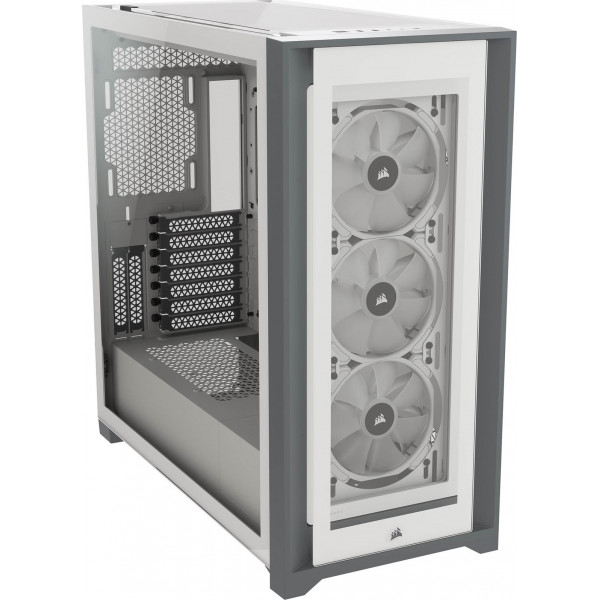 Корпус Corsair iCUE 5000X RGB Tempered Glass White (CC-9011213-WW) без БЖ