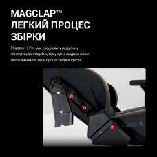 Крісло для геймерів Anda Seat Phantom 3 Pro Size L Grey Fabric (AD18YC-06-G-F)