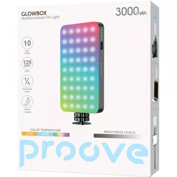 Лампа Proove GlowBox Black (PLGB00010001)