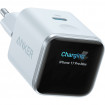 Мережевий зарядний пристрій Anker Nano Charger 45W USB-C Smart Display Misty Blue (A121DG31)