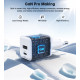 Мережевий зарядний пристрій Choetech (USB-C+USB-A) White (PD5012-EU-WH)