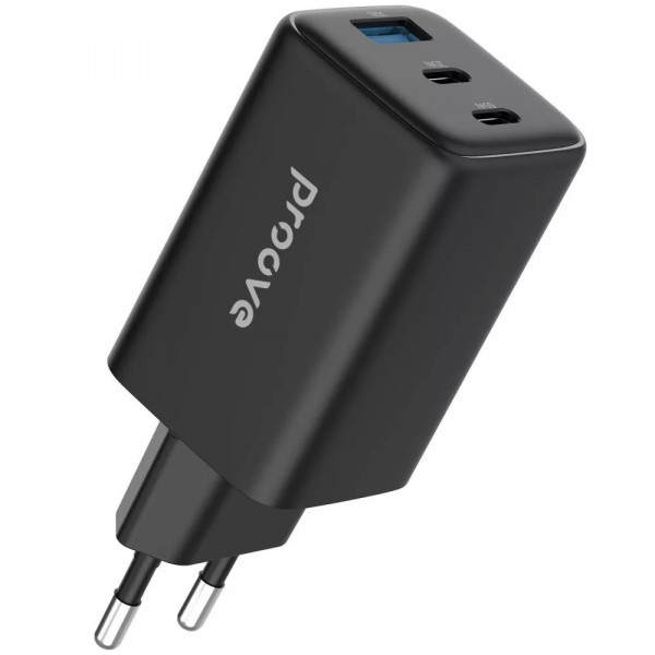 Мережевий зарядний пристрій Proove Pocket GaN 65W Black (WCPG65121201)