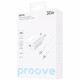 Мережевий зарядний пристрій Proove Rapid 30W White (WCRP30012202) + кабель USB Type-C