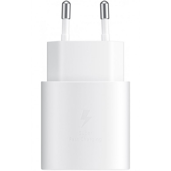 Мережевий зарядний пристрій Samsung EP-TA800 25W Type-C White (EP-TA800NWE) OEM