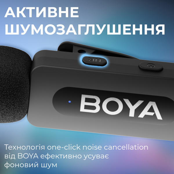Мікрофон BOYA BY-V10 Type-C Black