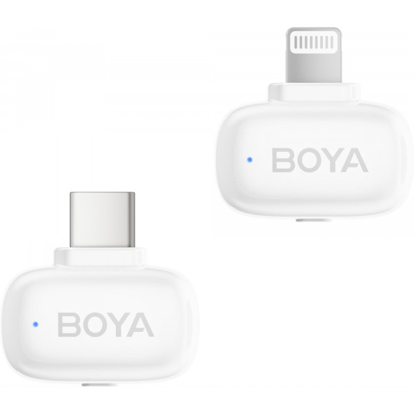 Мікрофон BOYA mini-13 Type-C/Lightning White
