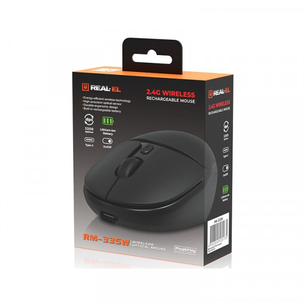 Миша бездротова REAL-EL RM-335W