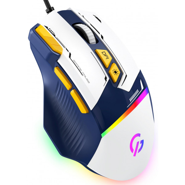 Миша GamePro GM300BL Blue-White