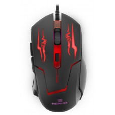 Миша REAL-EL RM-520 Gaming Black (EL123200020)