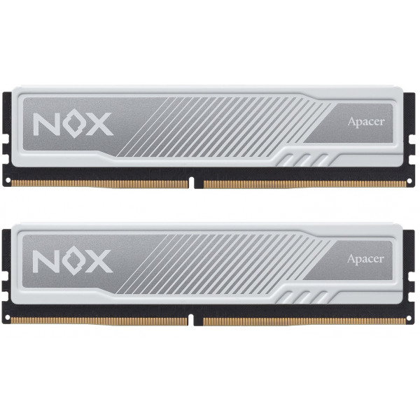 Модуль пам`ятi DDR4 2x8GB/3600 Apacer NOX White (AH4U16G36C25YMWAA-2)