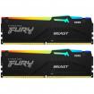 Модуль пам`ятi DDR5 16GB/6000 Kingston Fury Beast RGB Expo Black (KF560C30BBEAK2-16)