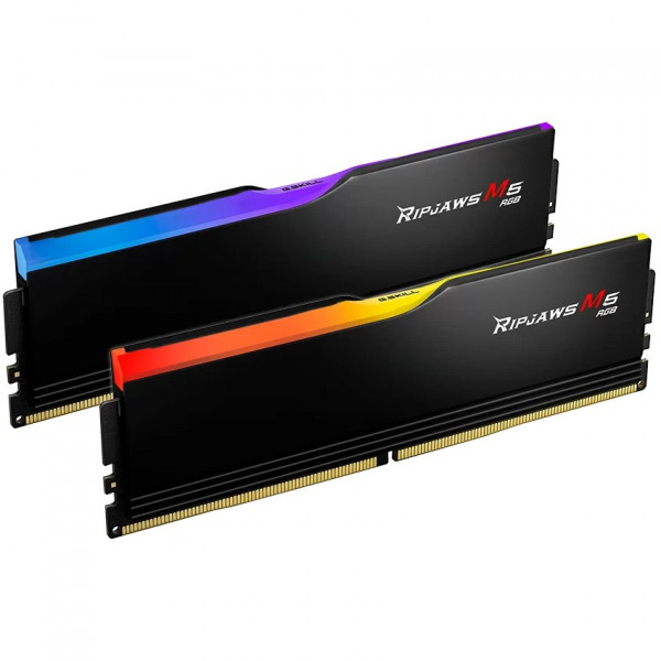 Модуль пам`ятi DDR5 2x16GB/6400 G.Skill Ripjaws M5 RGB Black (F5-6400J3648F16GX2-RM5RK)