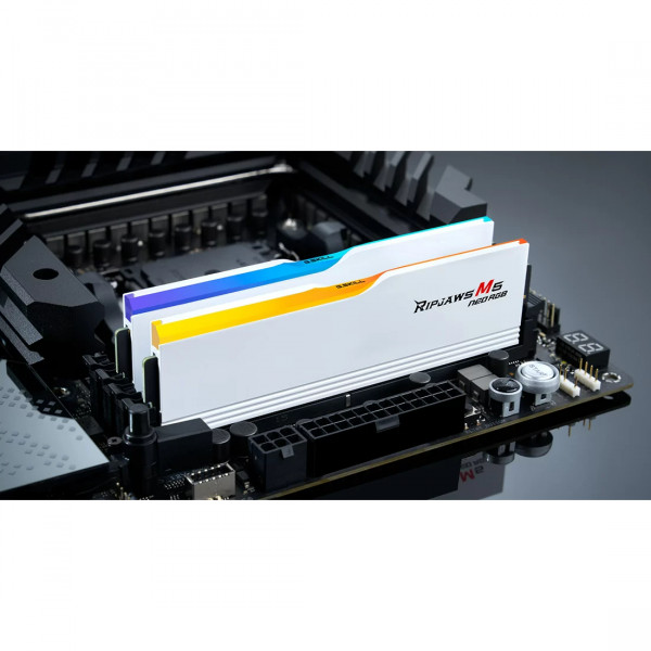 Модуль пам`ятi DDR5 2x32GB/6000 G.Skill Ripjaws M5 Neo RGB White (F5-6000J3636F32GX2-RM5NRW)