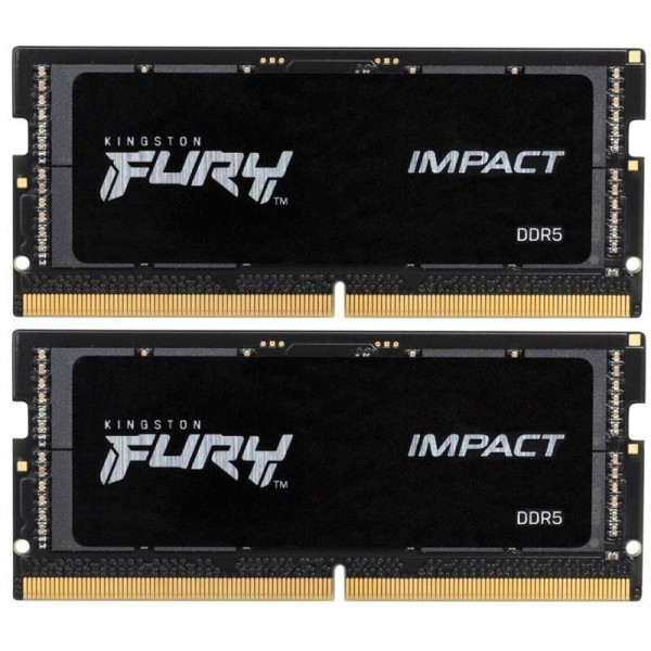 Модуль пам`ятi SO-DIMM 2x16GB/4800 DDR5 Kingston Fury Impact (KF548S38IBK2-32)