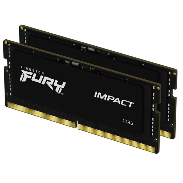 Модуль пам`ятi SO-DIMM 2x16GB/4800 DDR5 Kingston Fury Impact (KF548S38IBK2-32)