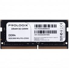 Модуль пам`ятi SO-DIMM 8GB/2666 DDR4 Prologix (PRO8GB2666D4S)