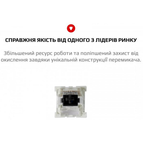Набір перемикачів Motospeed Outemu Black (mtsw10bck)