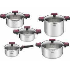 Набір посуду Tefal Cook&Clip 10 предметів (G723SA74)