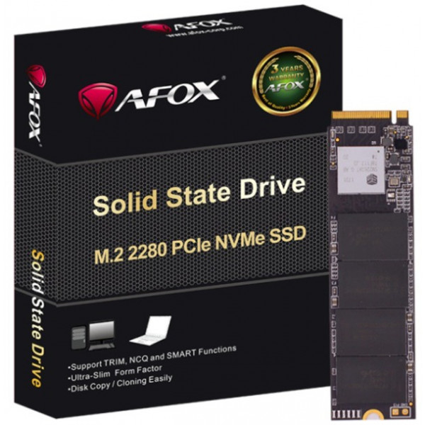 Накопичувач SSD 1TB Afox ME300 M.2 2280 NVMe PCIe 3.0 x4 3D NAND (ME300-1000GN)