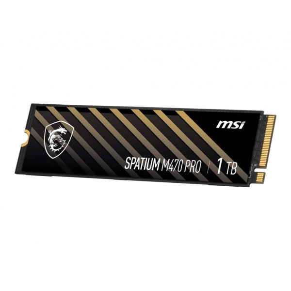 Накопичувач SSD 1TB MSI Spatium M470 Pro M.2 2280 PCIe 4.0 x4 NVMe 3D NAND TLC (S78-440L0J0-P83)