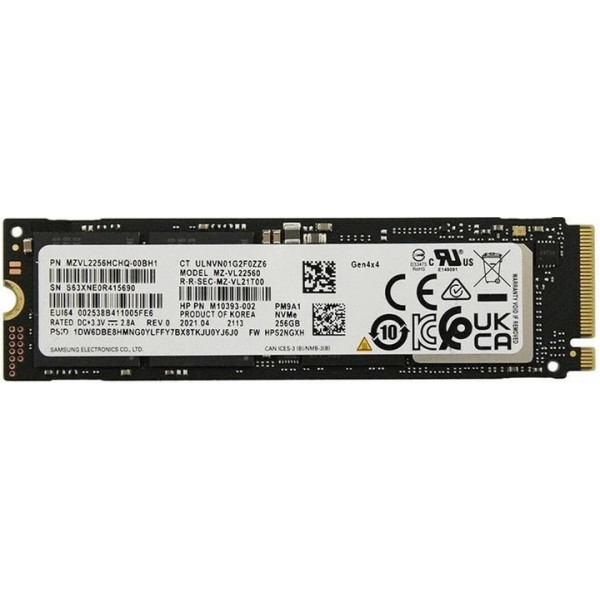 Накопичувач SSD 256GB Samsung PM9A1 M.2 2280 PCIe 4.0 x4 V-NAND 3bit MLC (MZ-VL22560_OEM) OEM