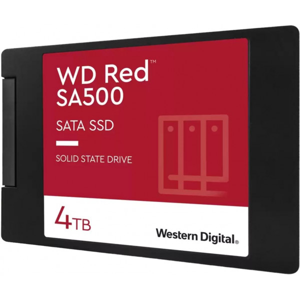 Накопичувач SSD 4TB WD Red SA500 2.5 SATAIII 3D NAND (WDS400T2R0A)