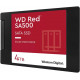 Накопичувач SSD 4TB WD Red SA500 2.5 SATAIII 3D NAND (WDS400T2R0A)