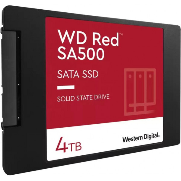 Накопичувач SSD 4TB WD Red SA500 2.5 SATAIII 3D NAND (WDS400T2R0A)