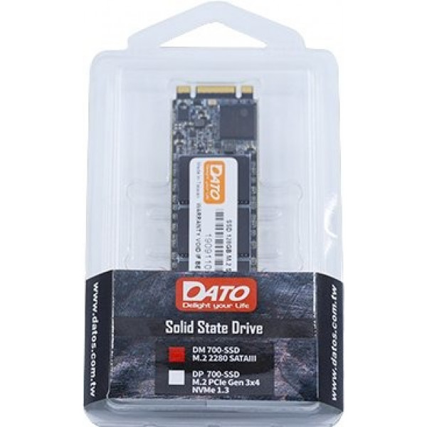 Накопичувач SSD 512GB Dato DM700 M.2 SATAIII 3D TLC (DM700SSD-512GB)