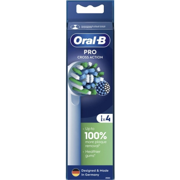 Насадка для зубної електрощітки Braun Oral-B Pro Cross Action EB50RX (4 шт.)
