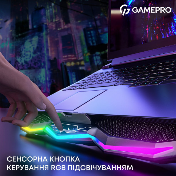 Охолоджуюча підставка для ноутбука GamePro CP680