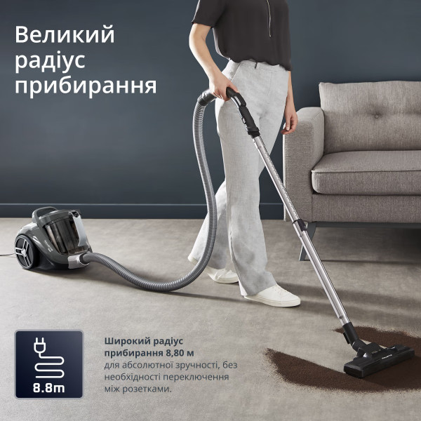 Пилосос Rowenta Compact Power XXL Parquet RO4B36EA