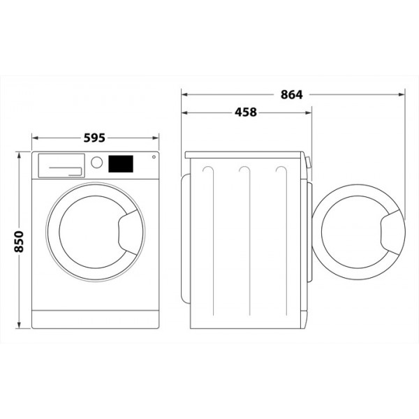 Пральна машина Whirlpool WRBSS 6239 W UA