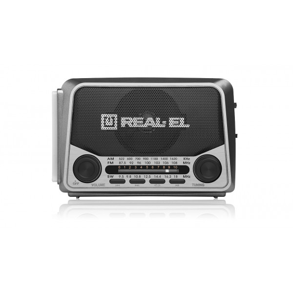 Радіоприймач REAL-EL X-525 Grey