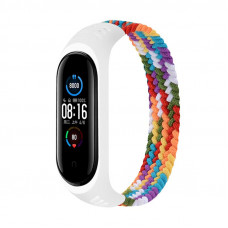 Ремінець BeCover Elastic Nylon Style для Xiaomi Mi Smart Band 5/Mi Smart Band 6 Size L Rainbow (706165)