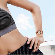 Ремінець BeCover Milanese Style для Samsung Galaxy (20mm)/Watch 5/ Watch 4 40/44mm/Watch 4 Classic 42mm/Watch Active/Active 2 40/44mm/Watch 3 41mm/Gear S2/Classic/Gear Sport Rose Gold (707676)