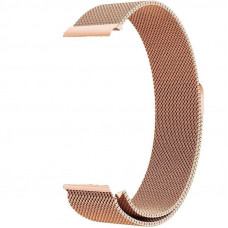 Ремінець BeCover Milanese Style для Samsung Galaxy (20mm)/Watch 5/ Watch 4 40/44mm/Watch 4 Classic 42mm/Watch Active/Active 2 40/44mm/Watch 3 41mm/Gear S2/Classic/Gear Sport Rose Gold (707676)