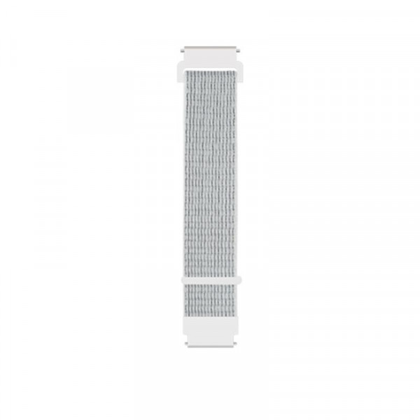 Ремінець BeCover Nylon Style для Xiaomi iMi KW66/Mi Watch Color/Haylou LS01/Watch S1 Active White (705886)